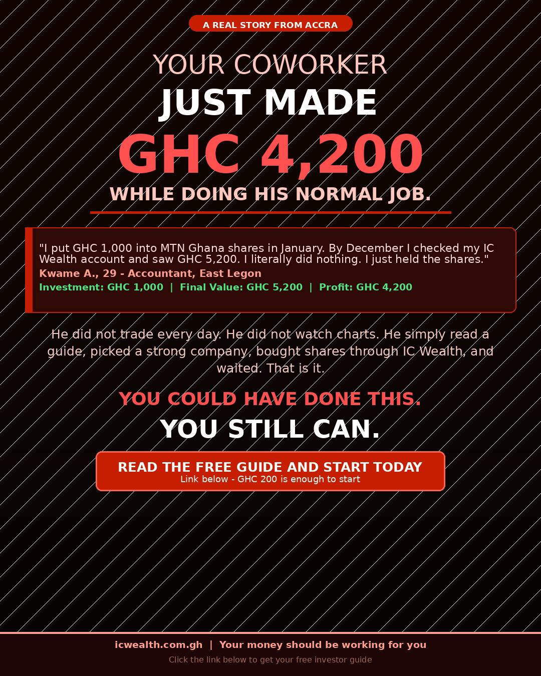 The Life Manual Facebook ad: Do you understand the Ghana Stock Exchange