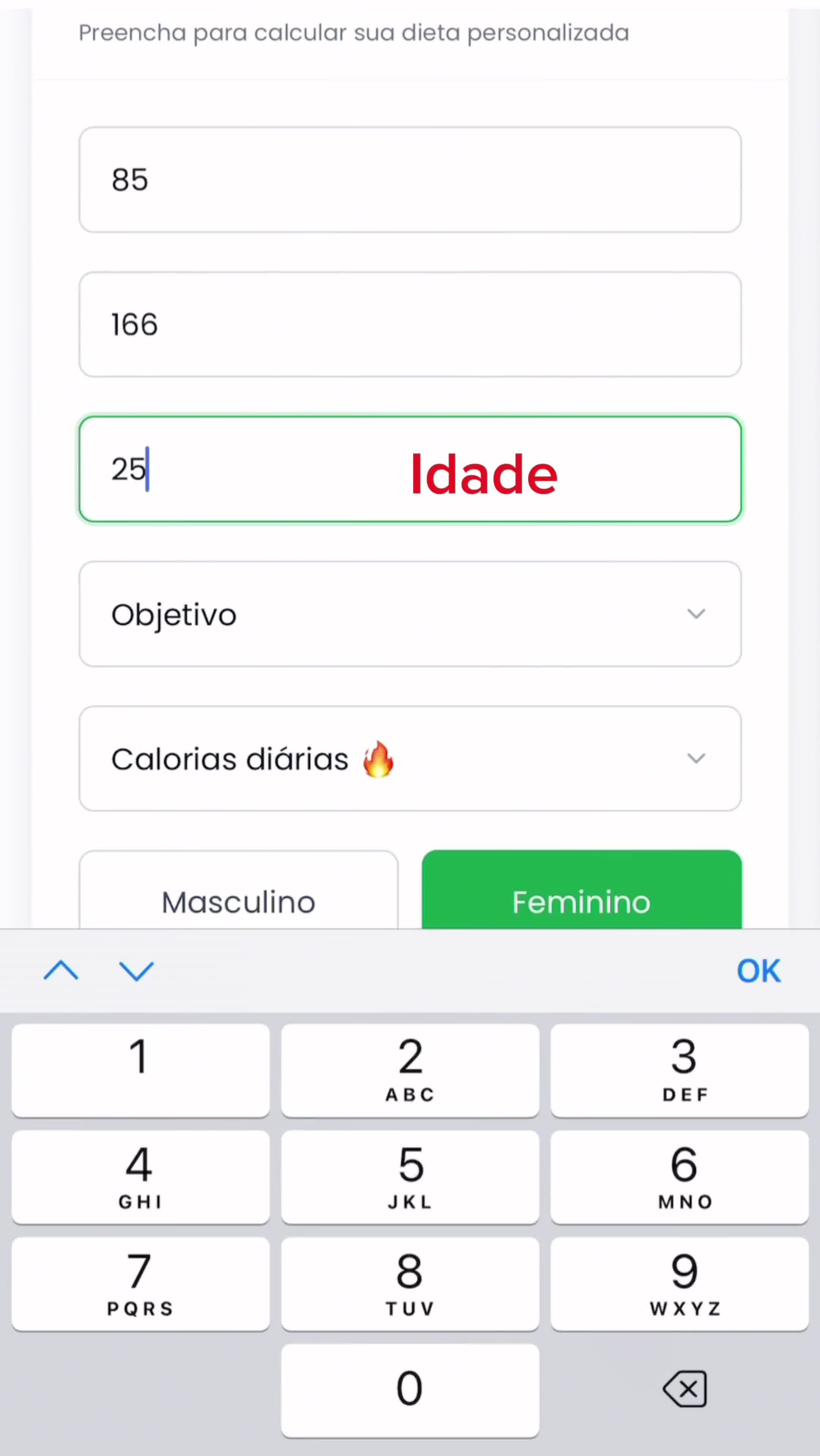 Nutri inteligente Facebook ad: A dieta ideal com seus alimentos preferidos?