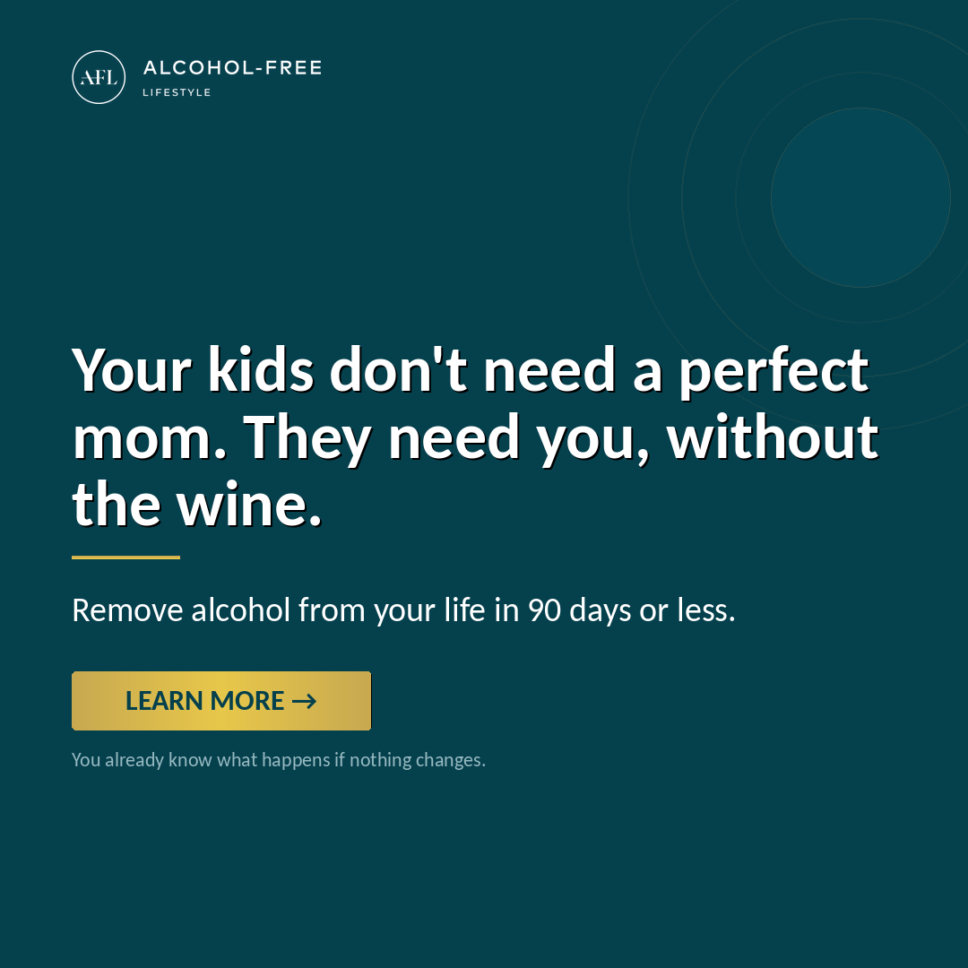 Alcohol Free Lifestyle Facebook ad: 98% Effective Stop Drinking Program for Women