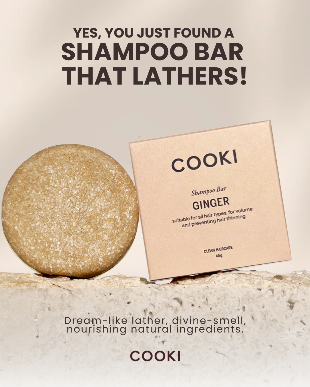 Cooki Haircare Facebook ad