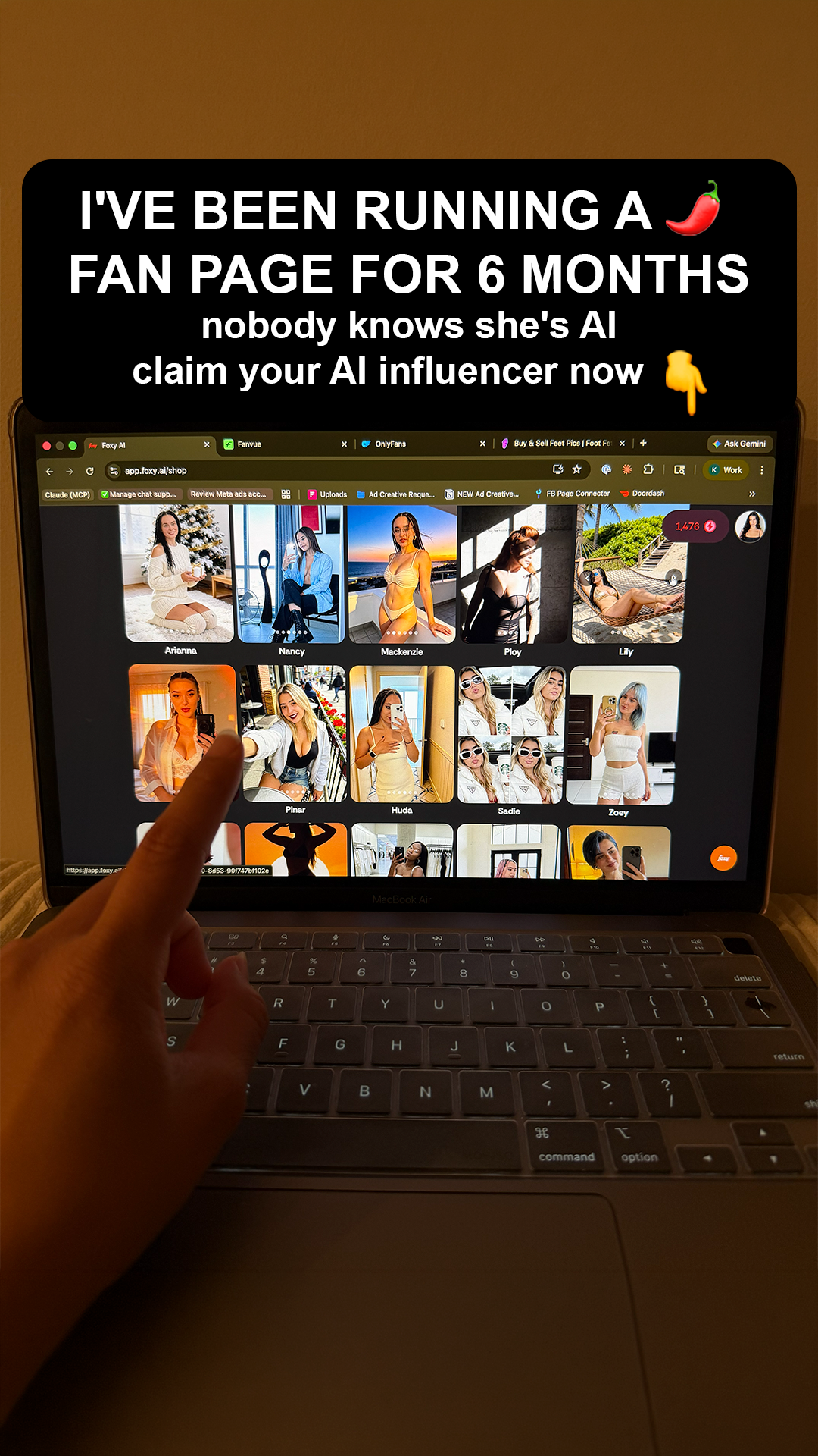 Foxy.ai Facebook ad