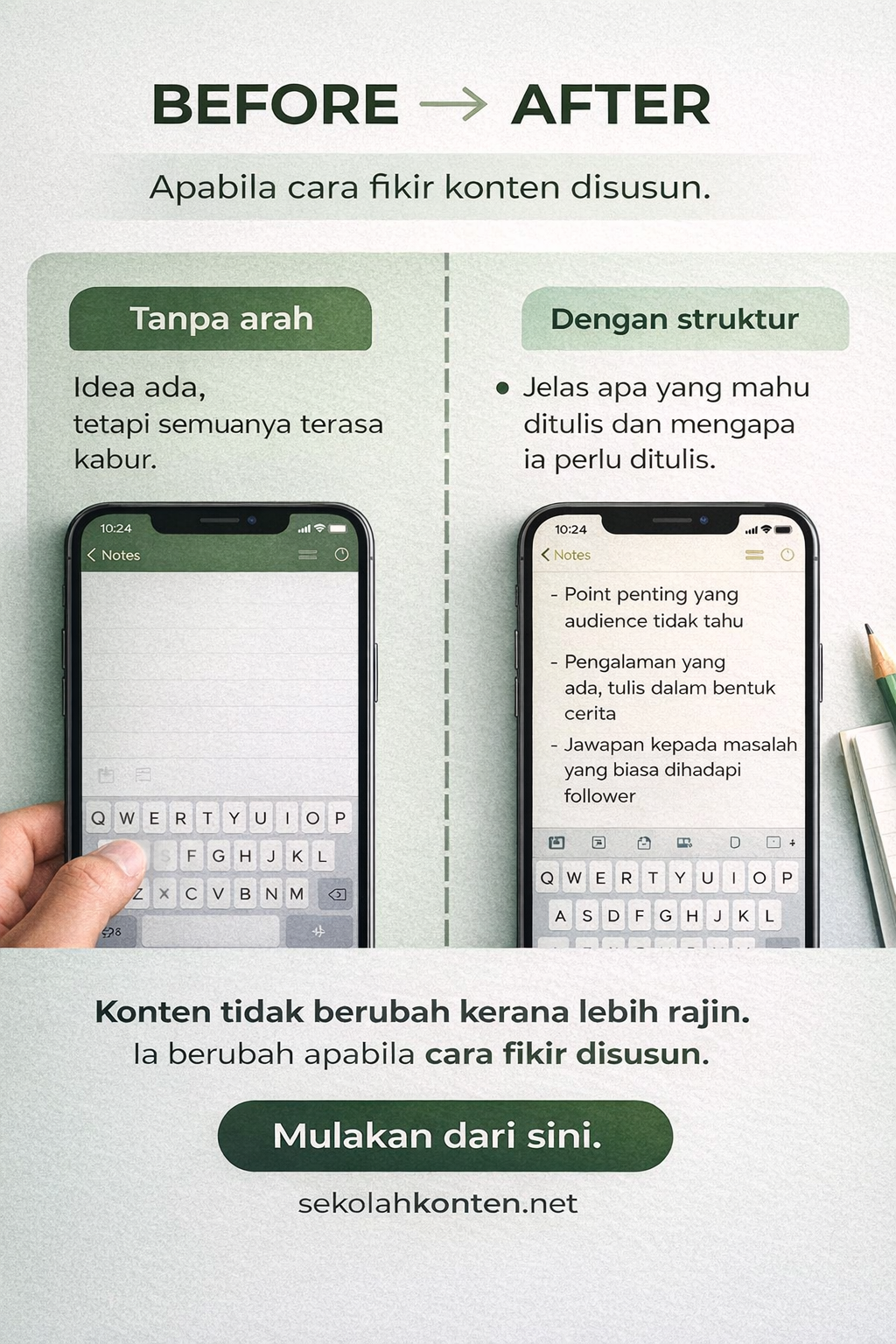 Khairul Hakimin Muhammad Facebook ad: Belajar Konten, Marketing & Bisnes, Dalam Satu Platform
