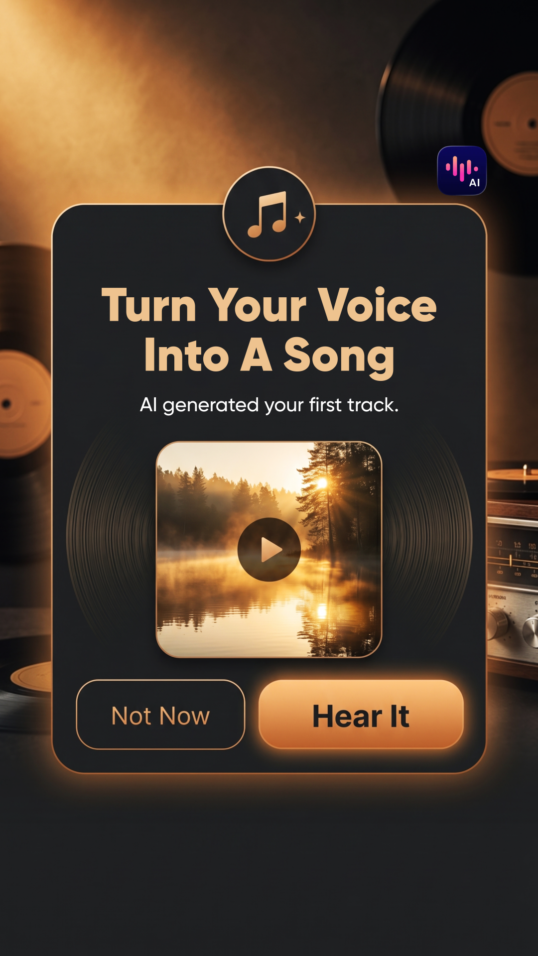 SoundDraw - AI Music Generator Facebook ad