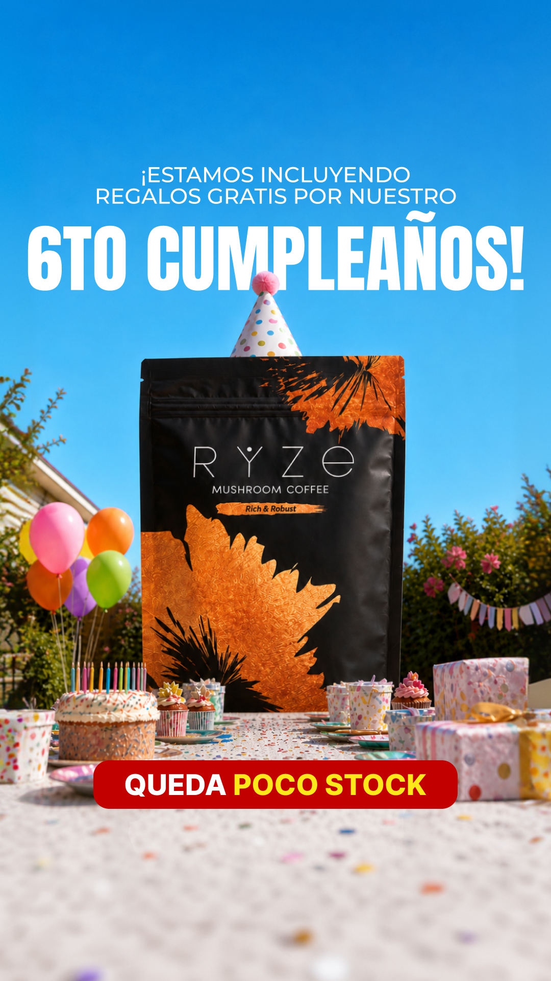 RYZE Superfoods Facebook ad