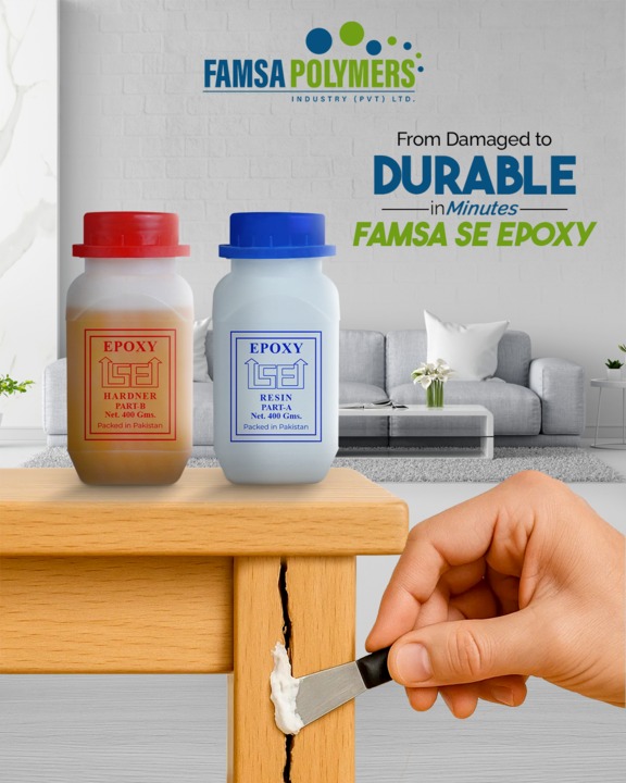 Famsa Polymers Industry Facebook ad: Transform broken furniture into strong, lasting pieces…