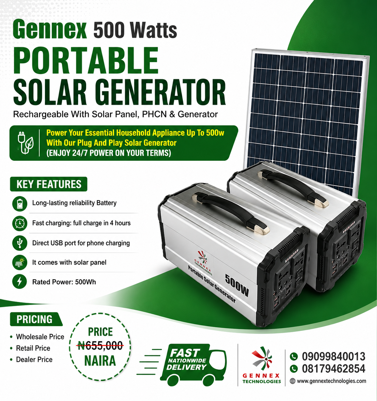Gennex Technologies Facebook ad