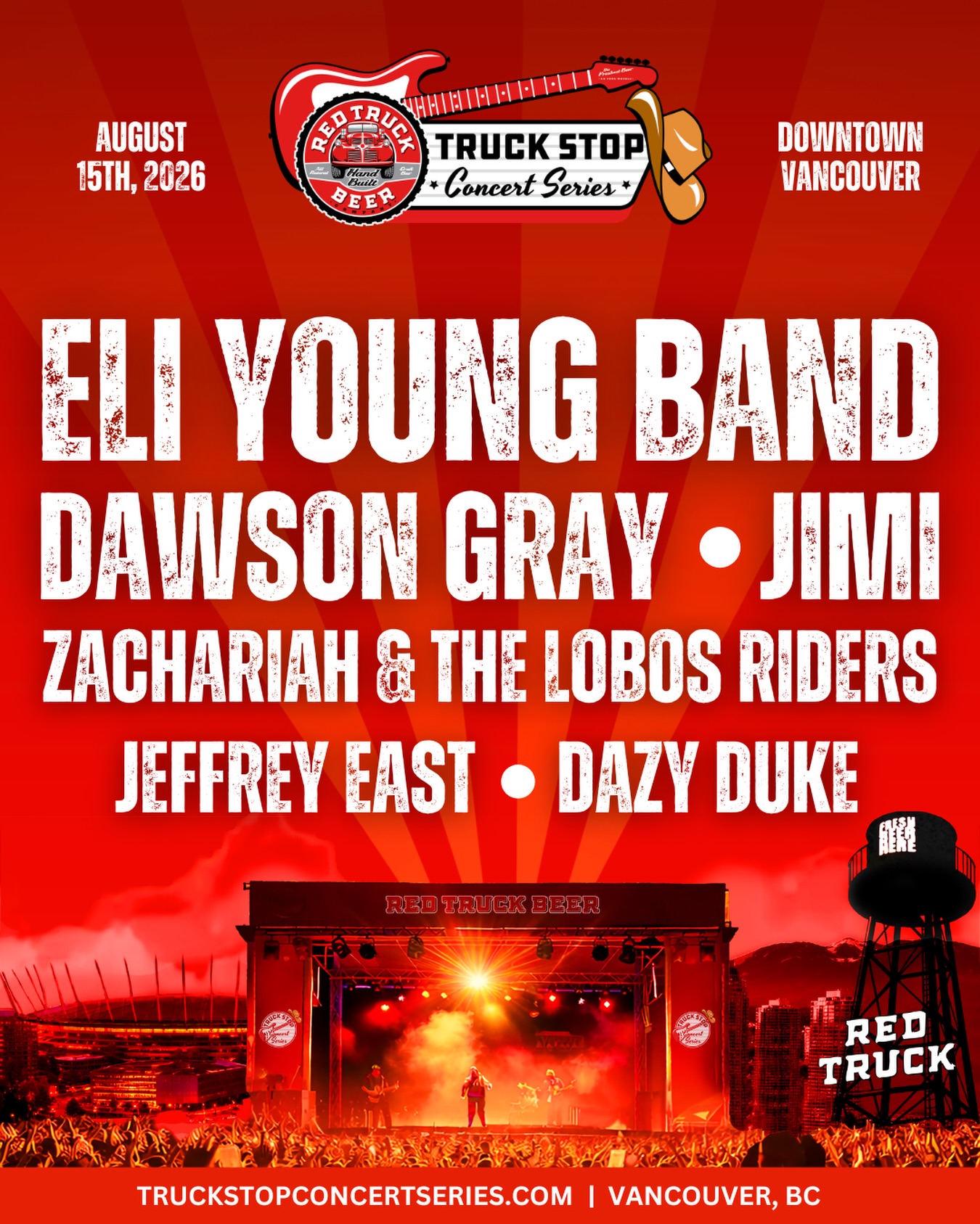 Truck Stop Concert Series Facebook ad: Our Truck Stop Concert Lineup is LIVE!