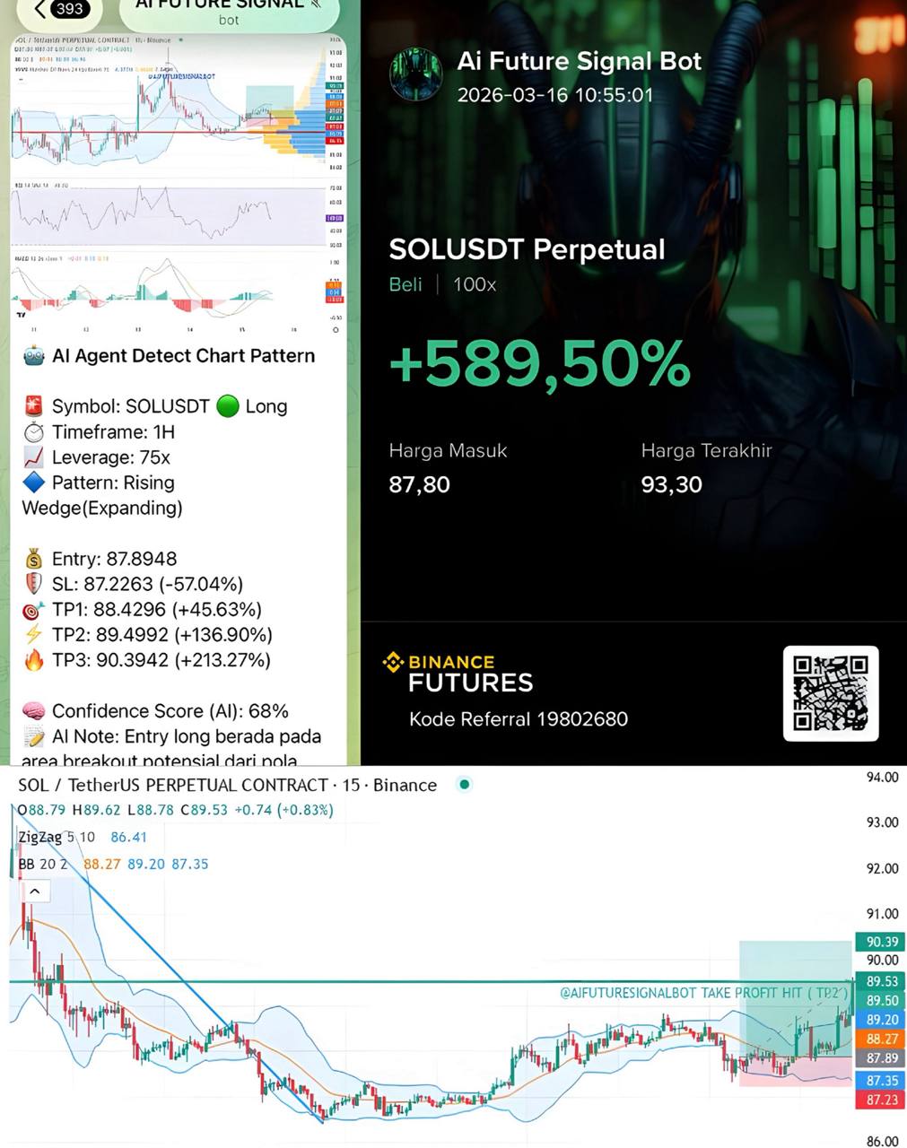 Ulas Crypto Facebook ad from Jun 8, 2026