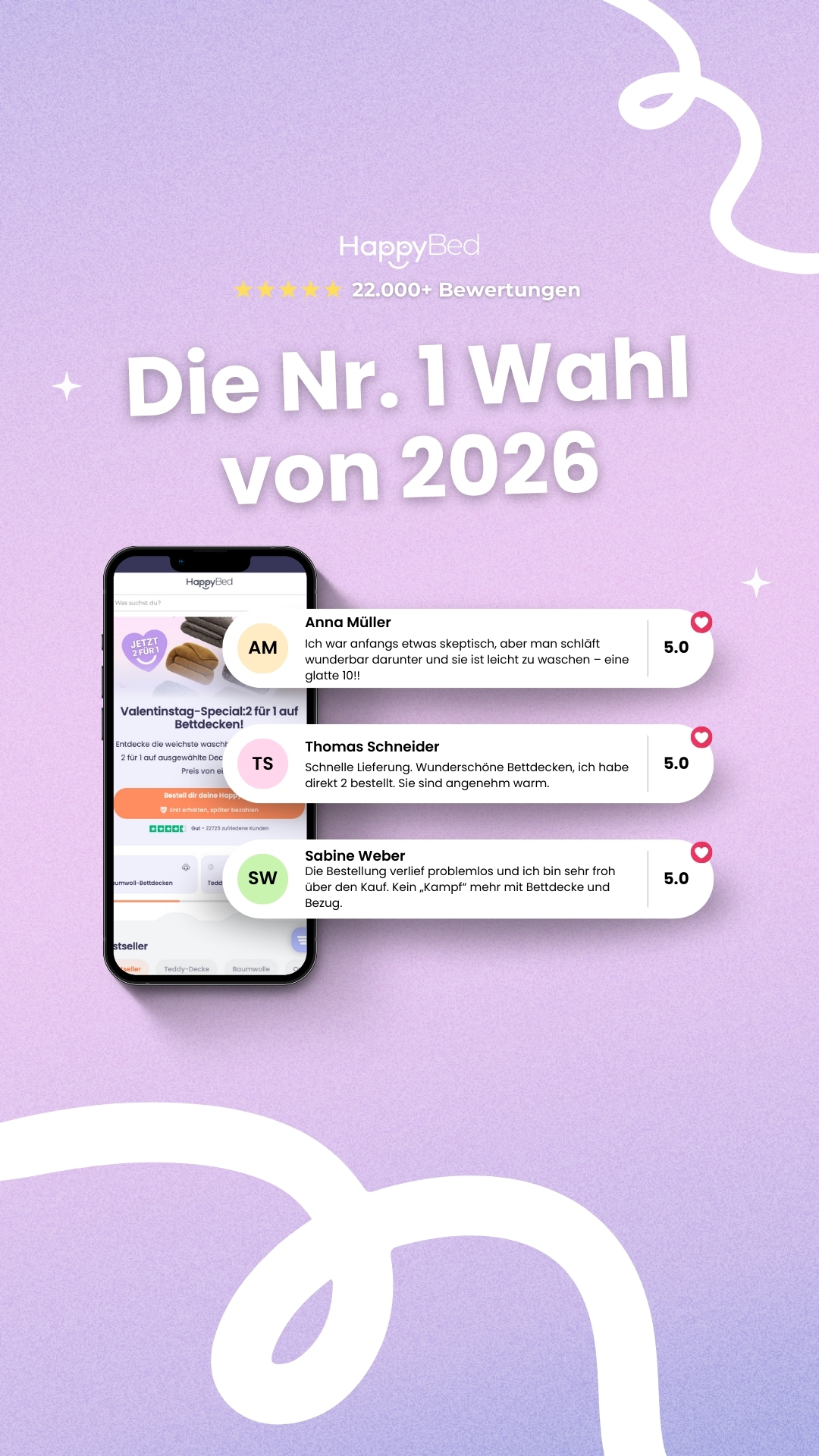 Thehappybed.de Facebook ad