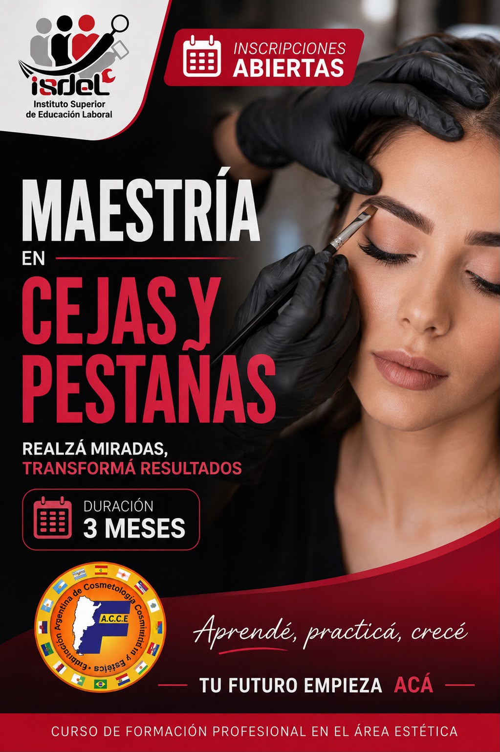 Instituto ISDEL Facebook ad: Nuestro curso mas pedido.