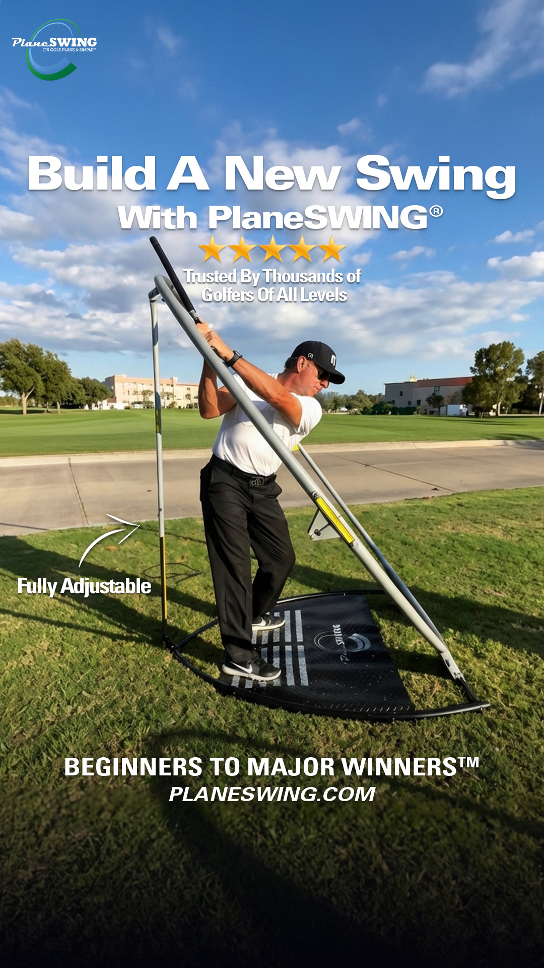 Plane Swing Golf Swing Trainer Facebook ad