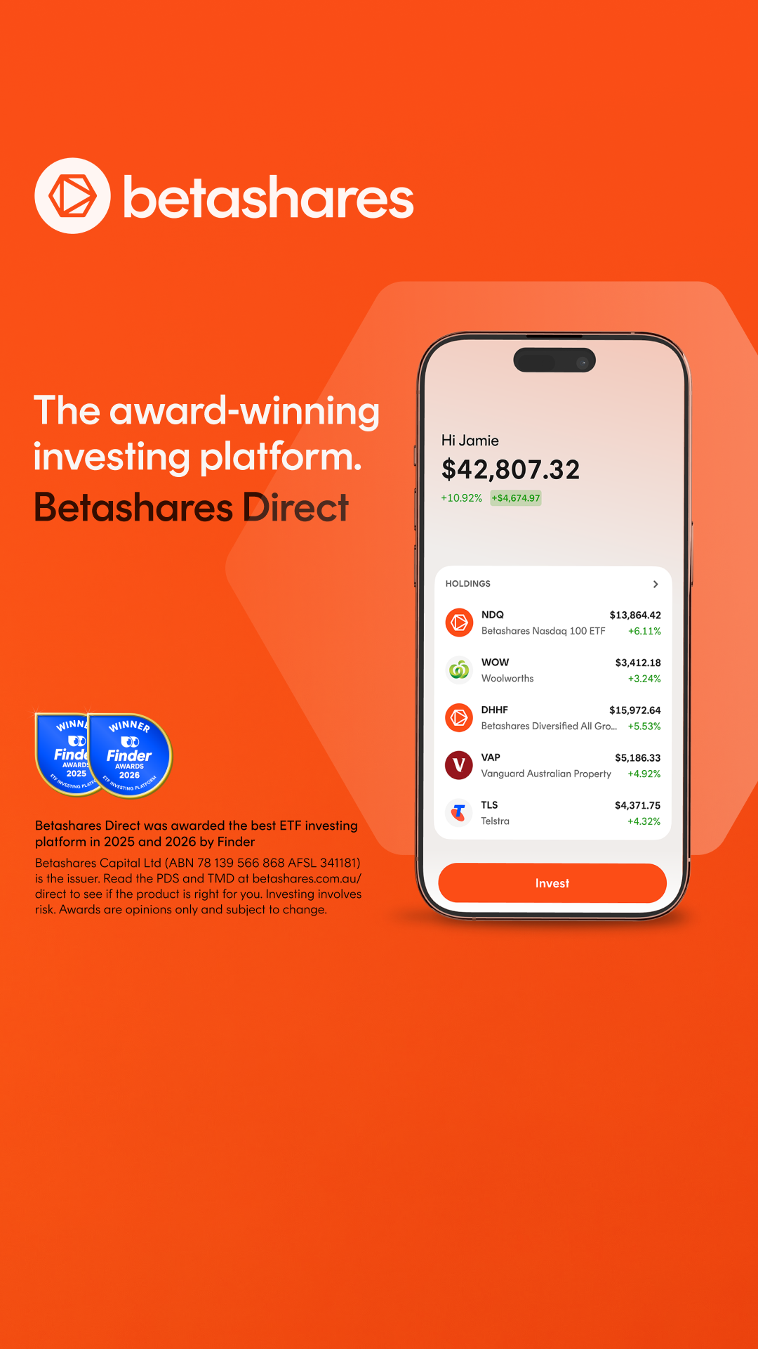 Betashares Facebook ad