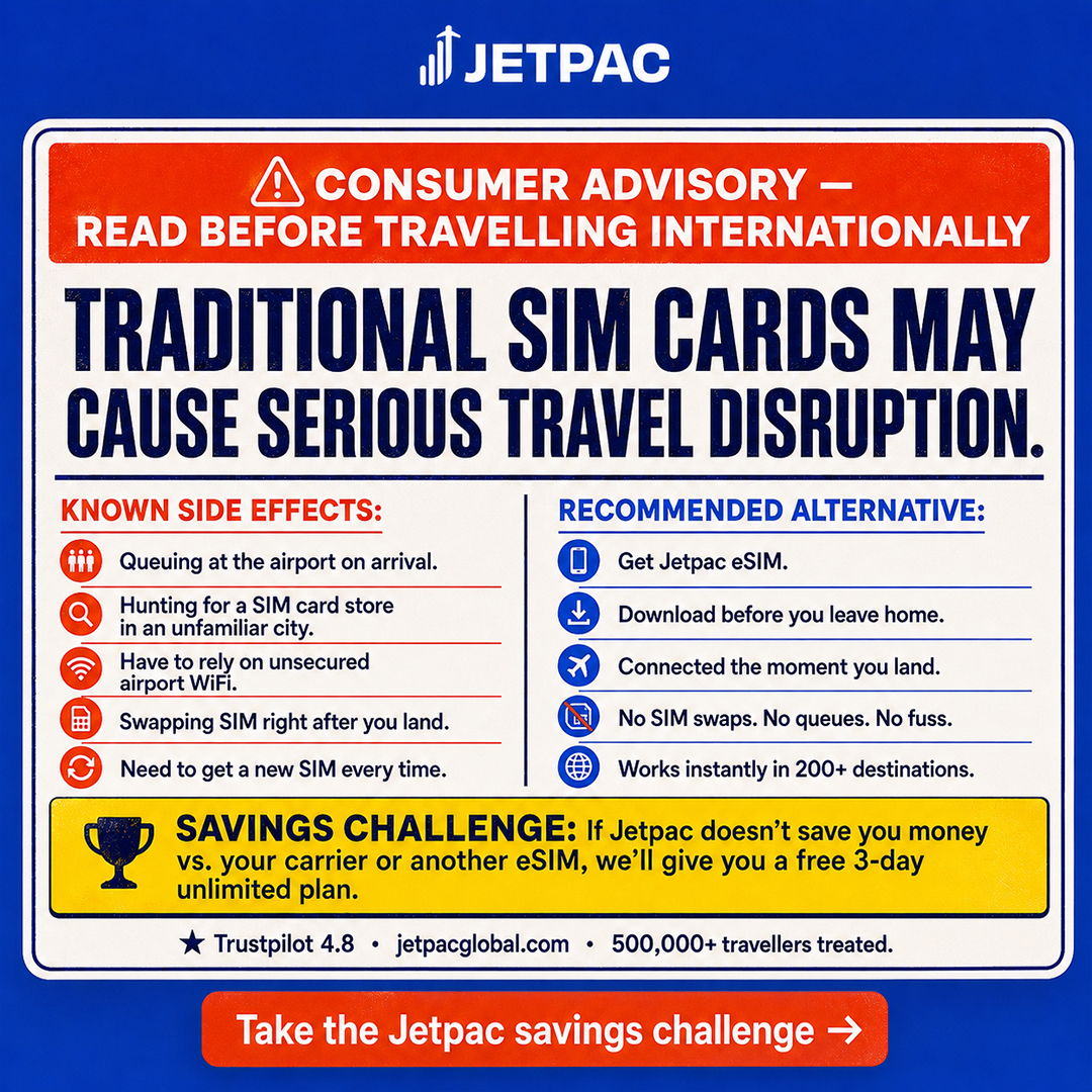 Jetpac Facebook ad