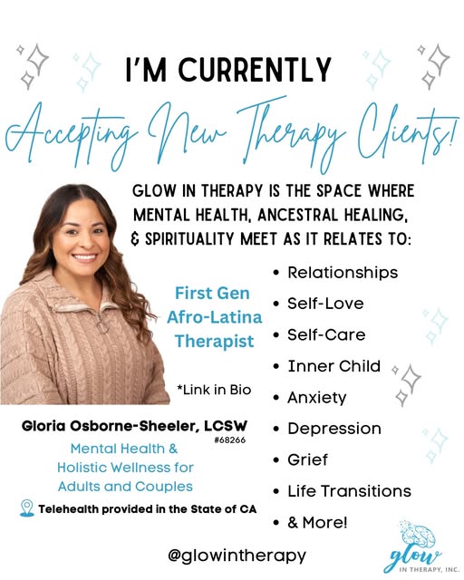 Glow In Therapy Facebook ad: Ready to do the inner work that changes…