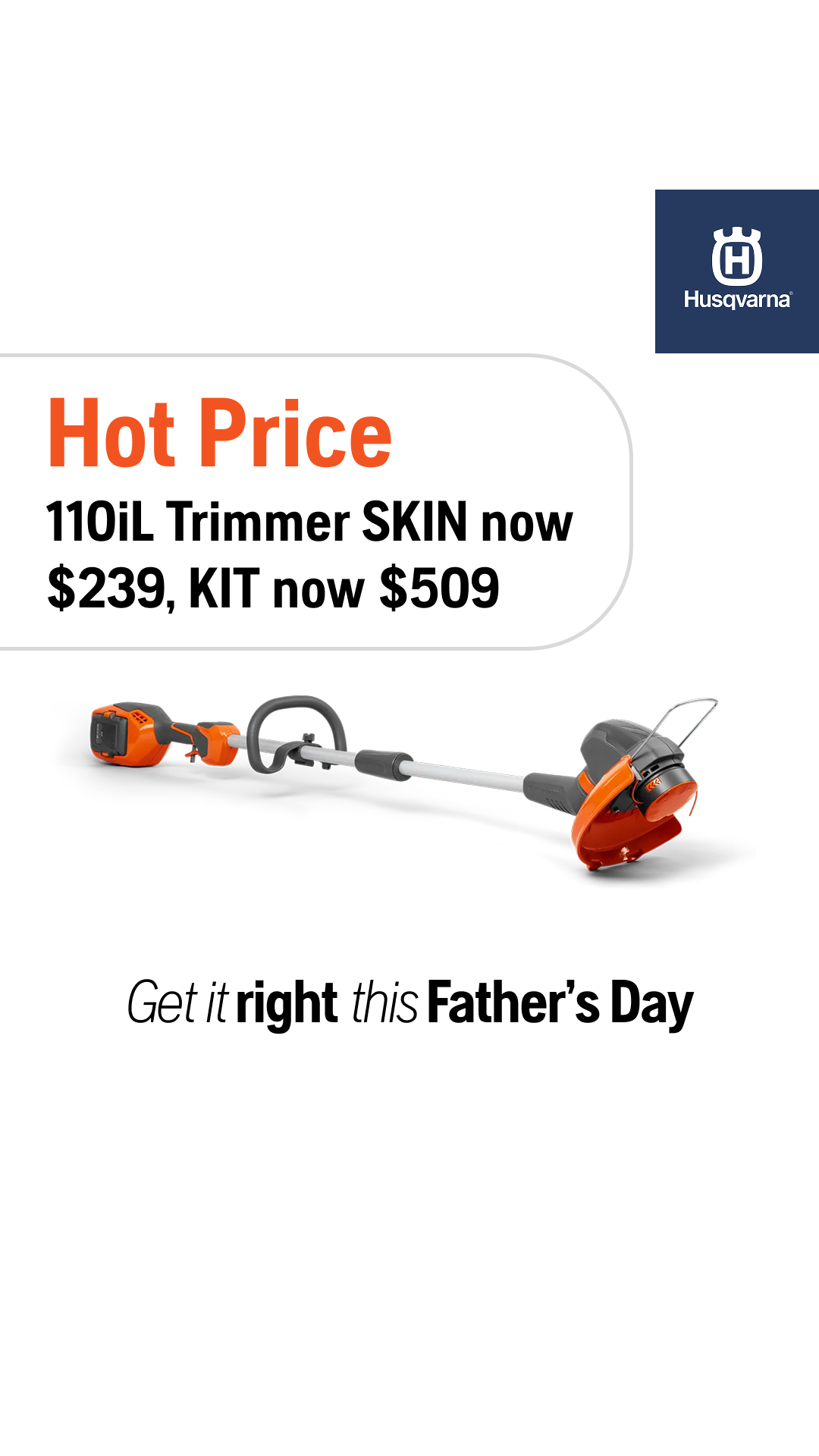 Husqvarna Facebook ad