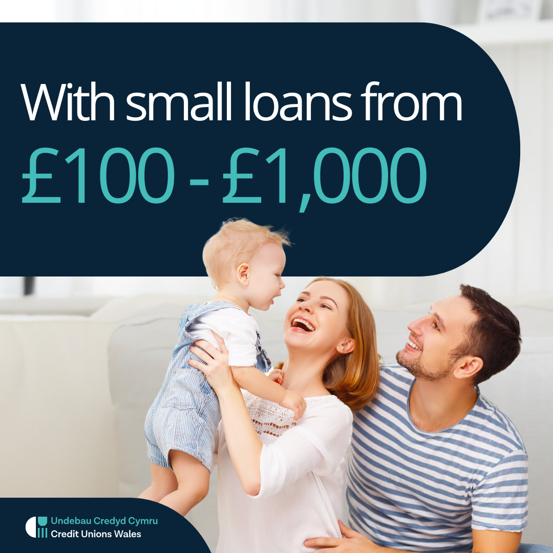 Credit Unions of Wales Facebook ad from Apr 1, 2025
