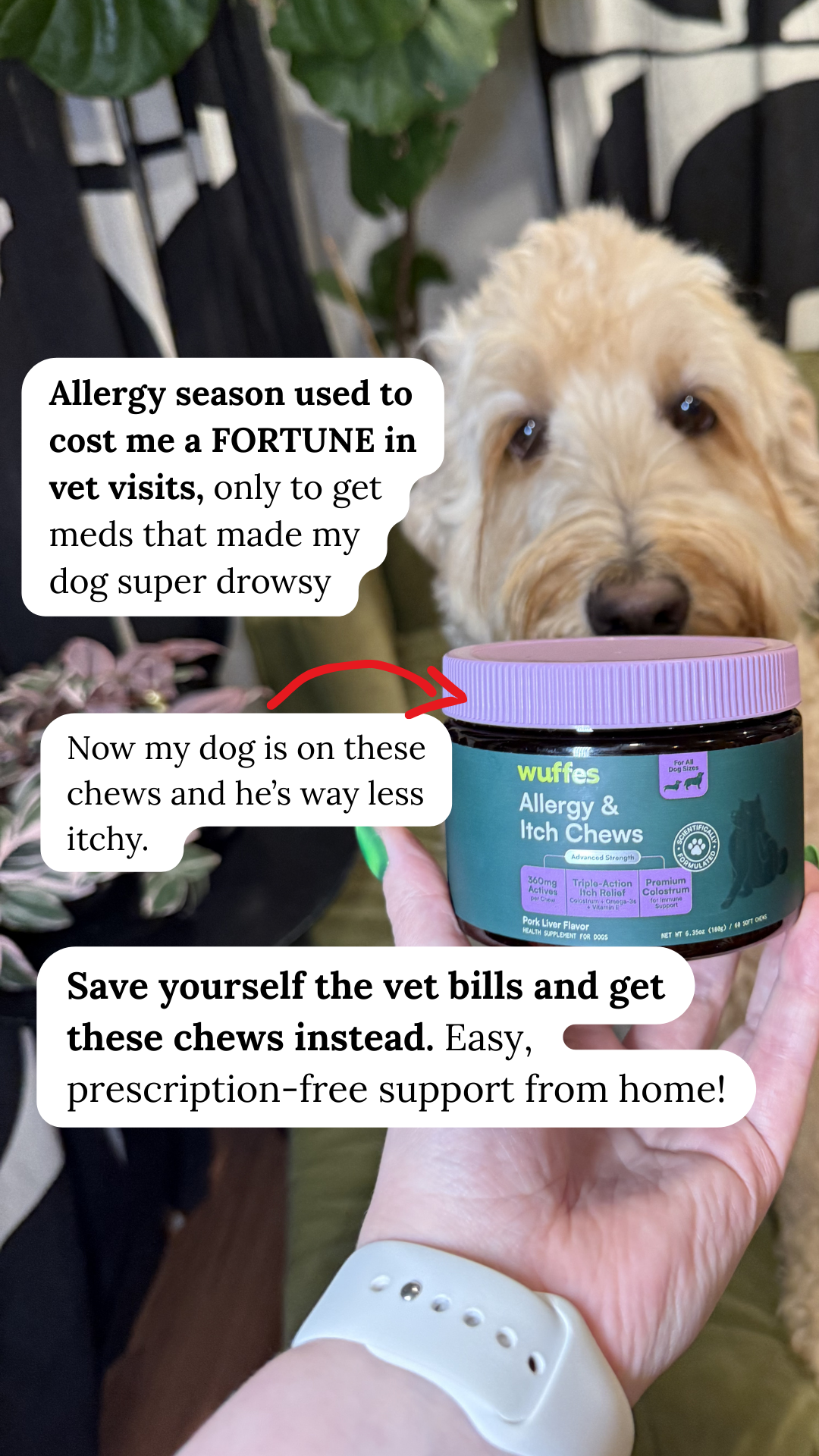 Wuffes Facebook ad
