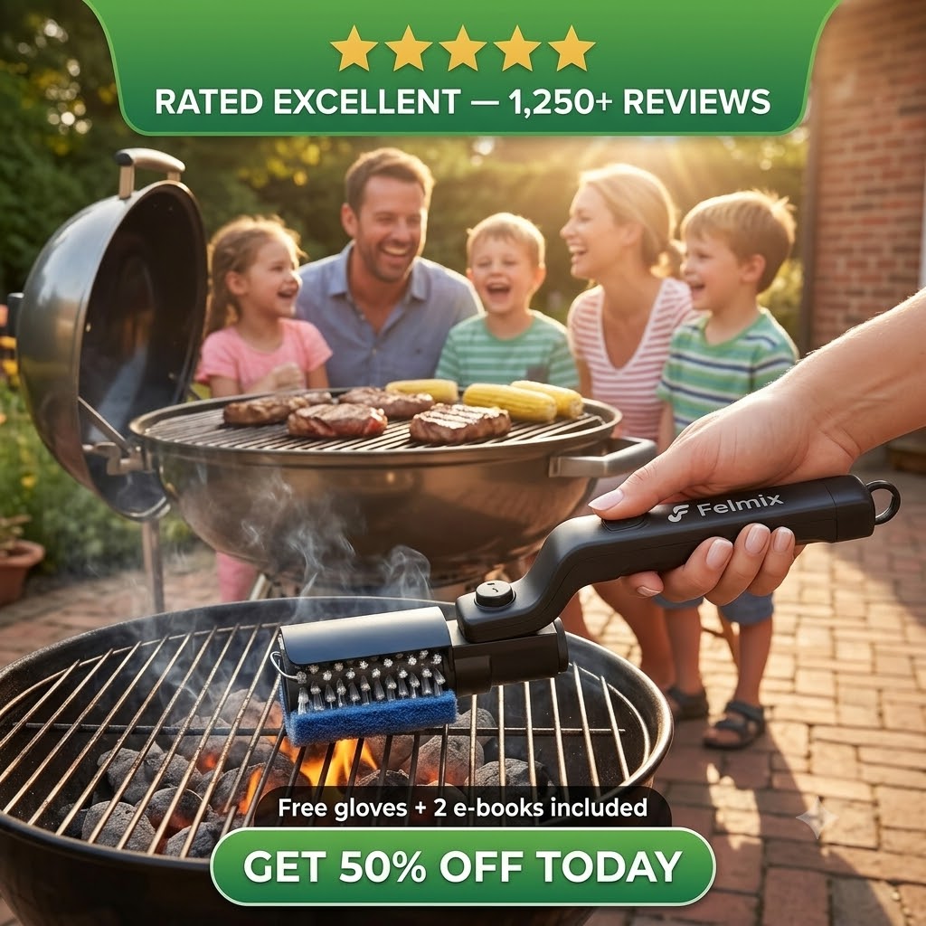 Felmix Facebook ad: Cleaning My Grill Finally Stopped Being a Chore