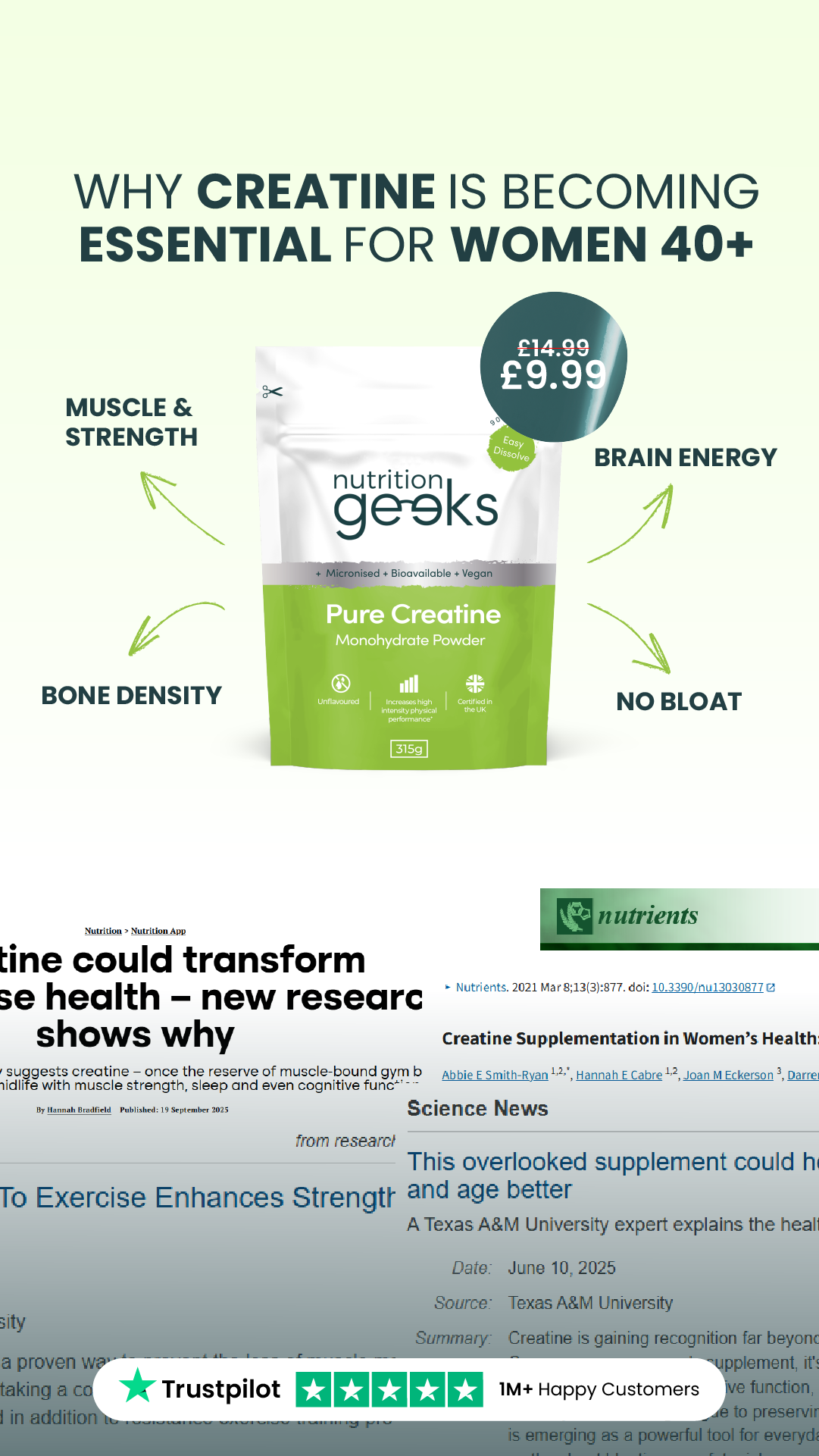 Nutrition Geeks Facebook ad
