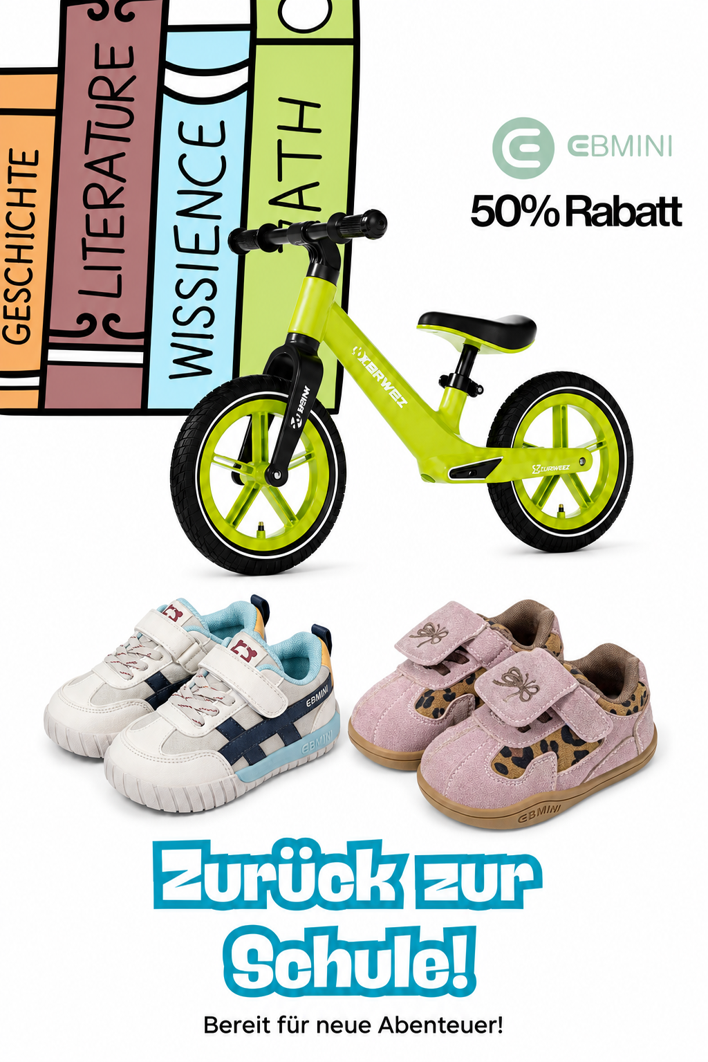 Ebmini - Kinder Barfußschuhe Facebook ad
