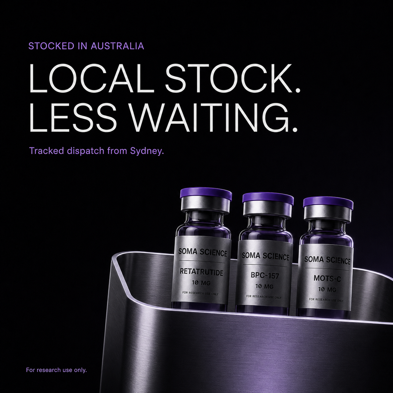 Soma Science Facebook ad: Soma Science | Research Peptides Australia