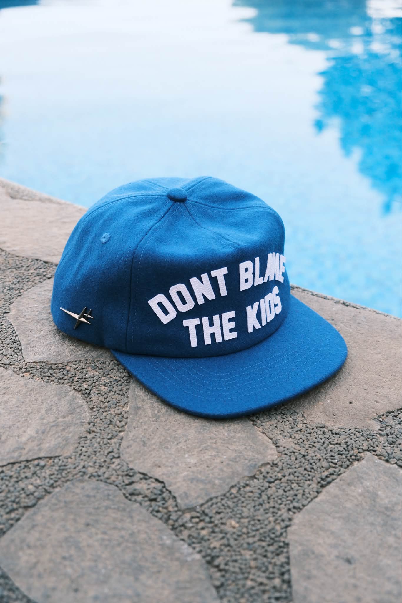 Don't Blame the Kids Apparel Co. Facebook ad: ELEMENTARY WOOL SNAPBACK CAP