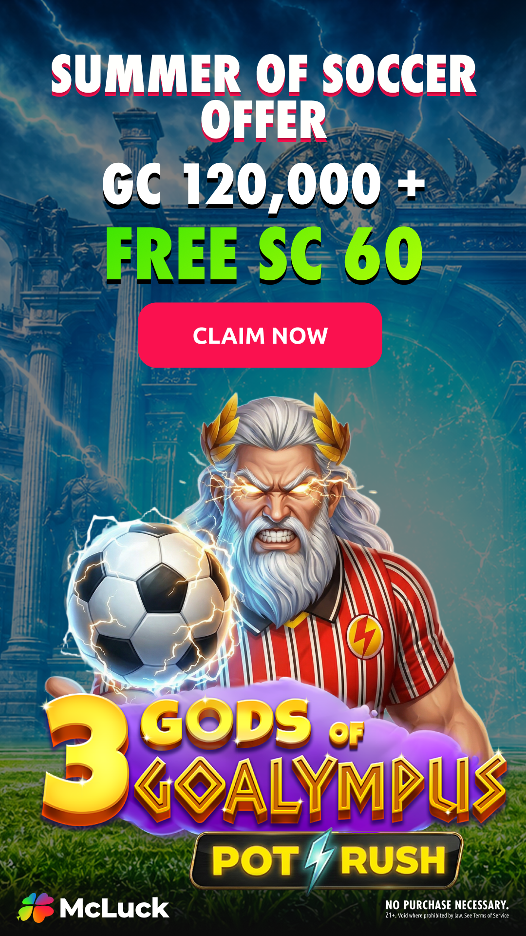 McLuck.com Facebook ad