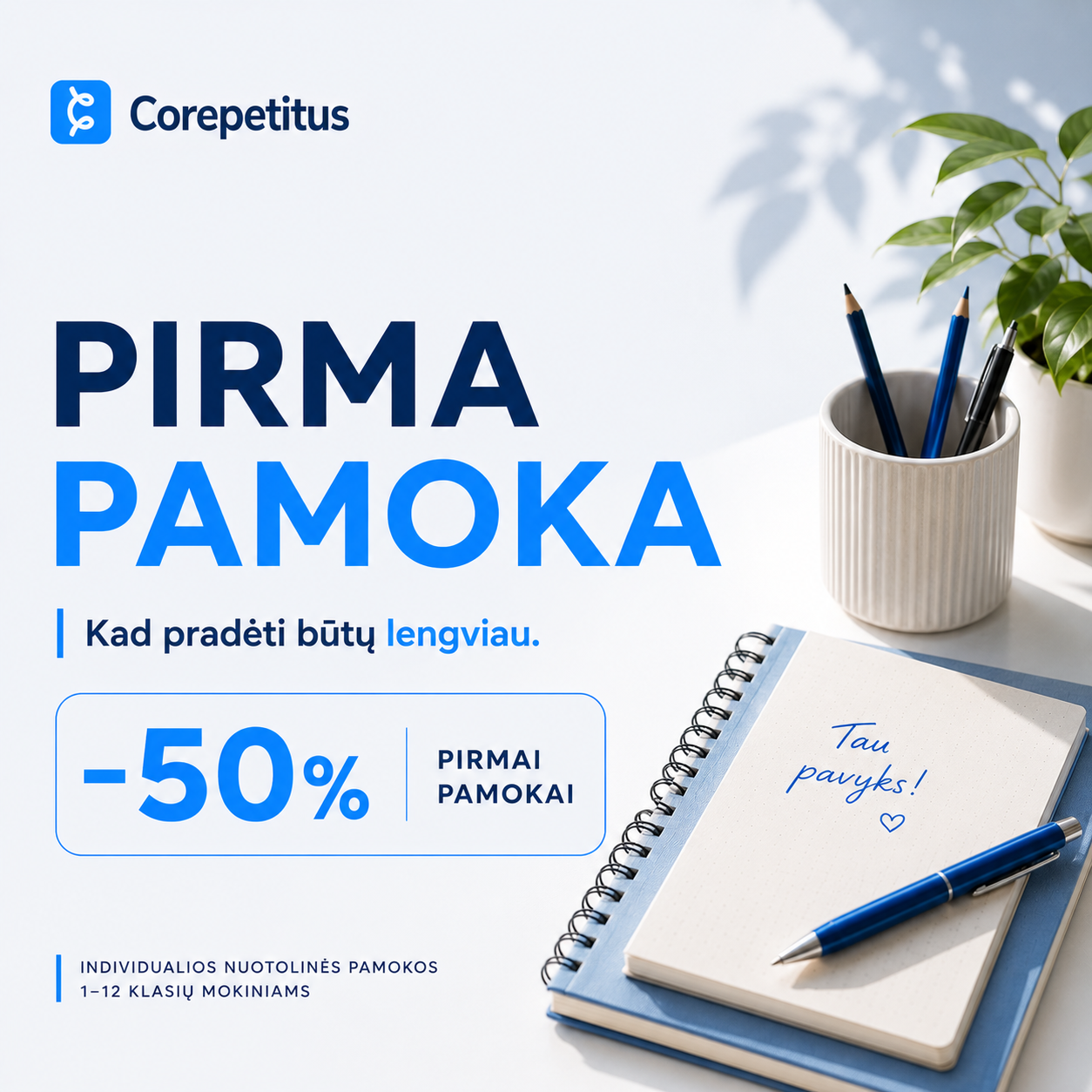 Corepetitus Facebook ad