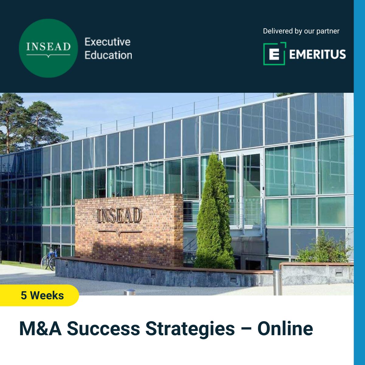 INSEAD Executive Education Facebook ad