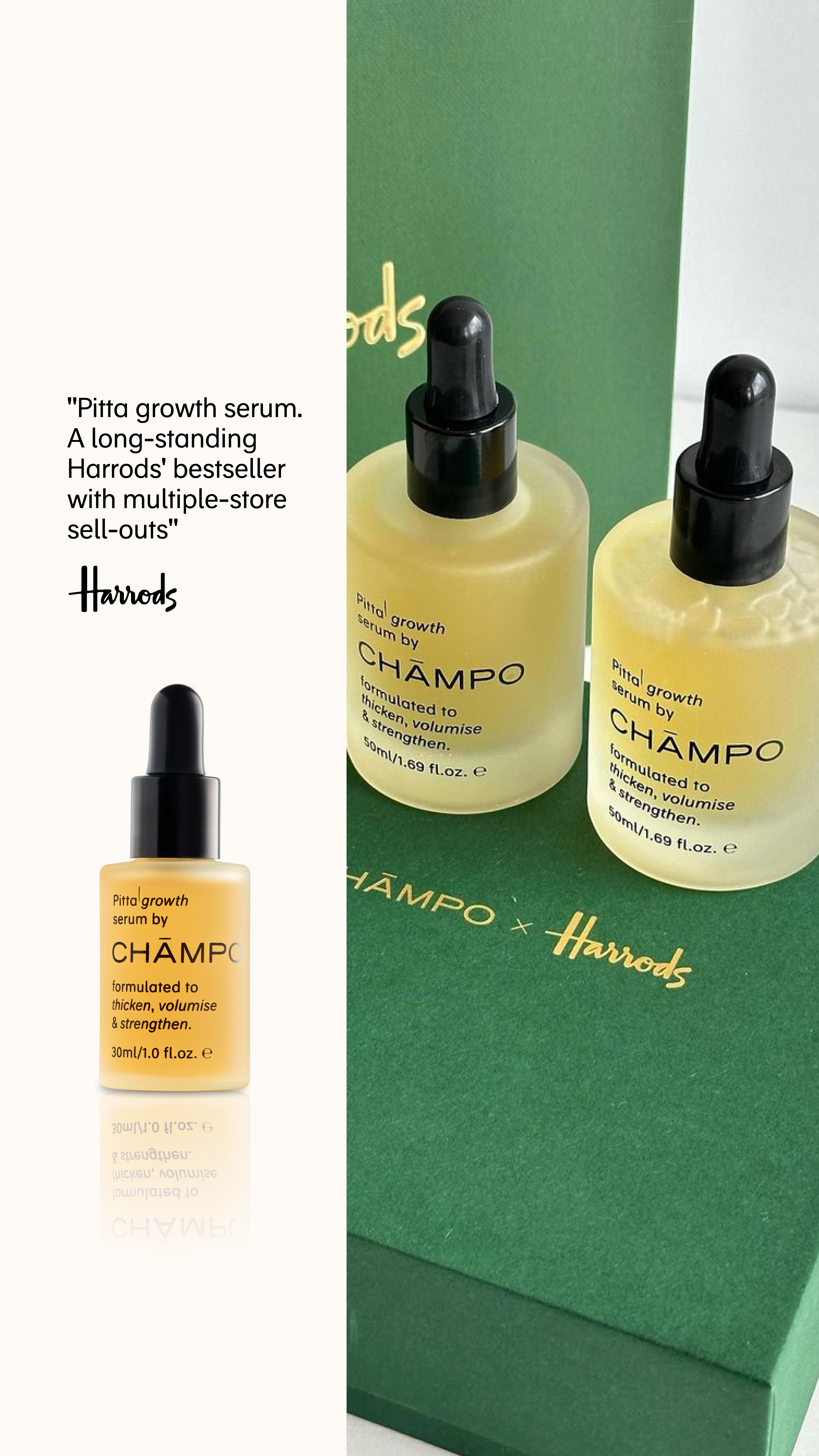 Chāmpo Haircare Facebook ad