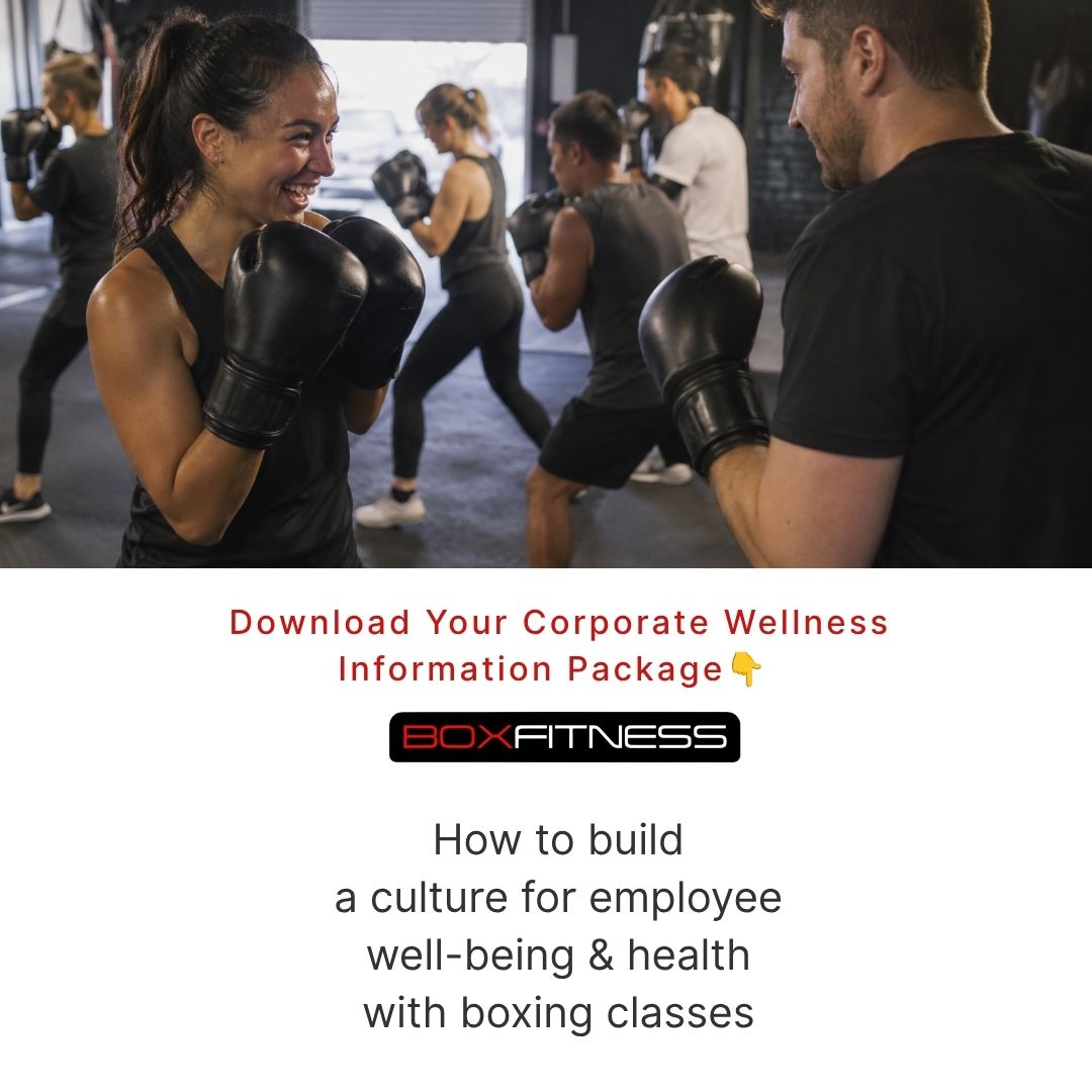 BOXFITNESS Facebook ad: #1 Corporate Health & Fitness Programs For Your Team