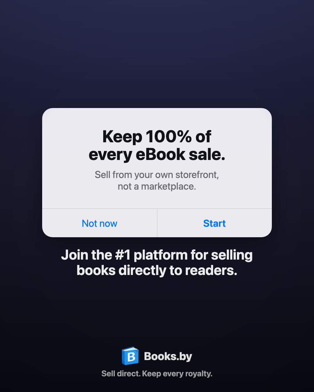 Books.by Facebook ad
