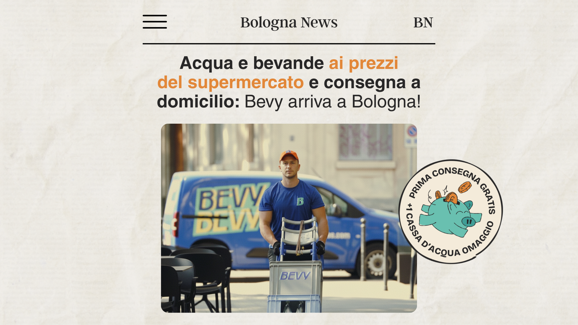 Bevy Facebook ad