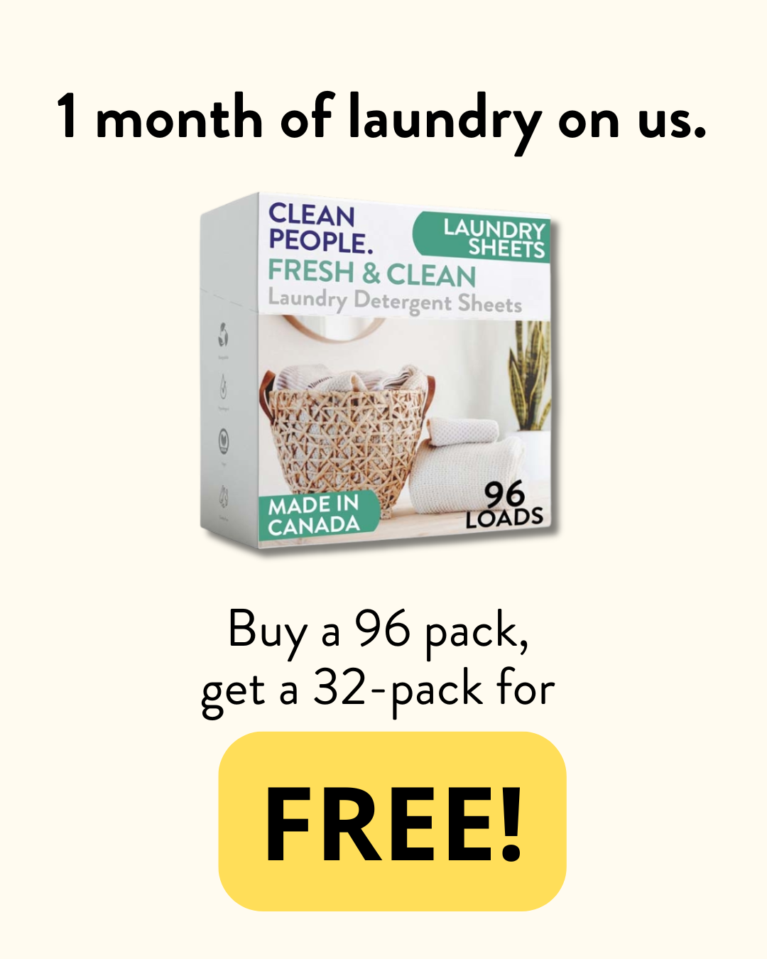 Clean People. Facebook ad