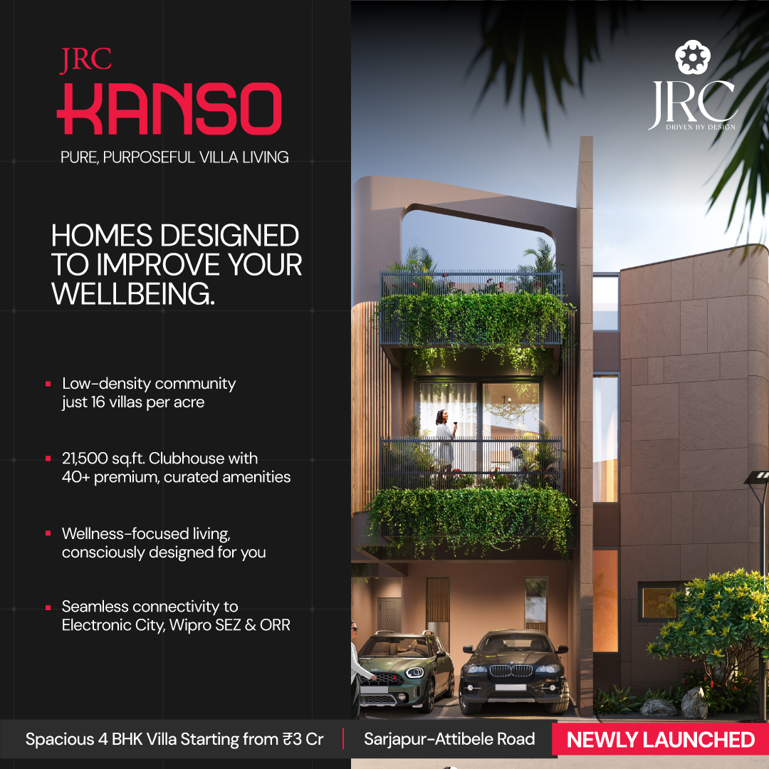 JRC Projects Facebook ad: Exclusive 4 BHK Villas, ₹3 Cr*