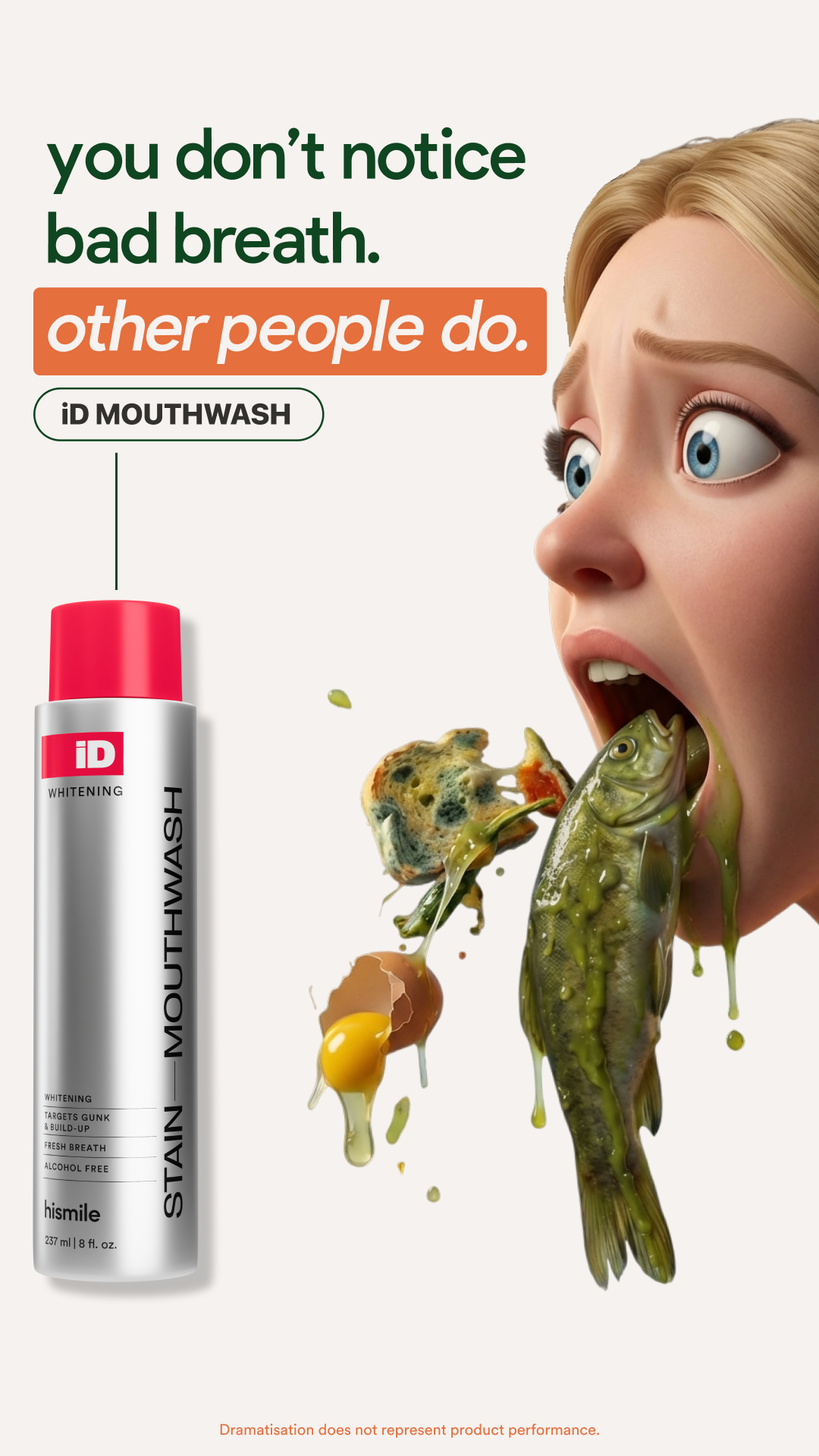 Hismile Facebook ad