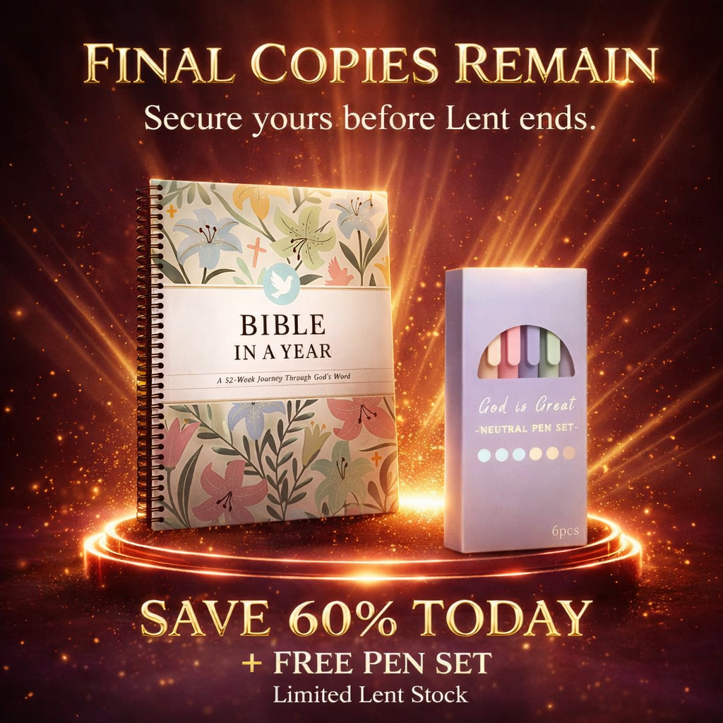 Faith Daily Facebook ad: What Are You Doing With These 40 Days?