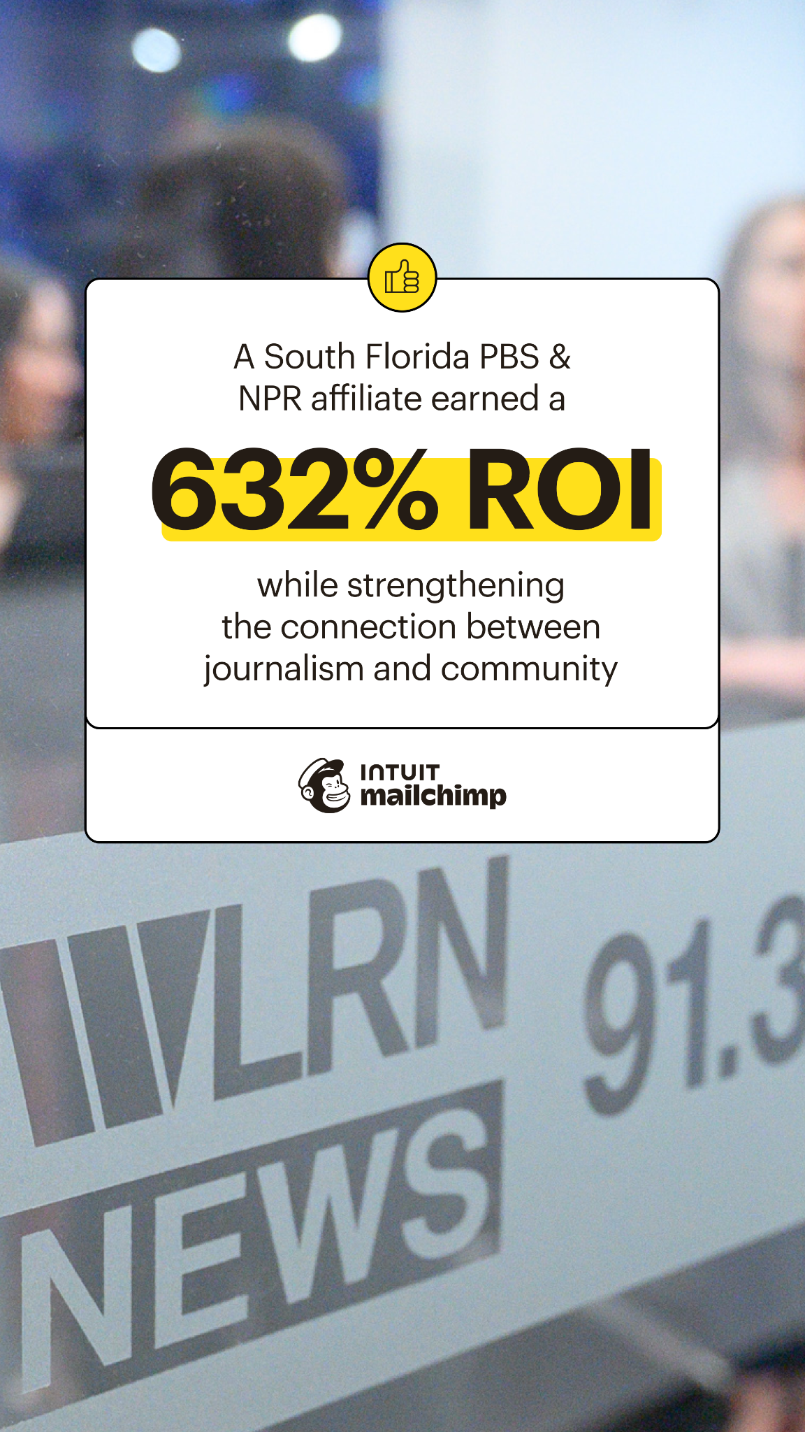 Intuit Mailchimp Facebook ad: WLRN Modernized Public Media Fundraising With Mailchimp…