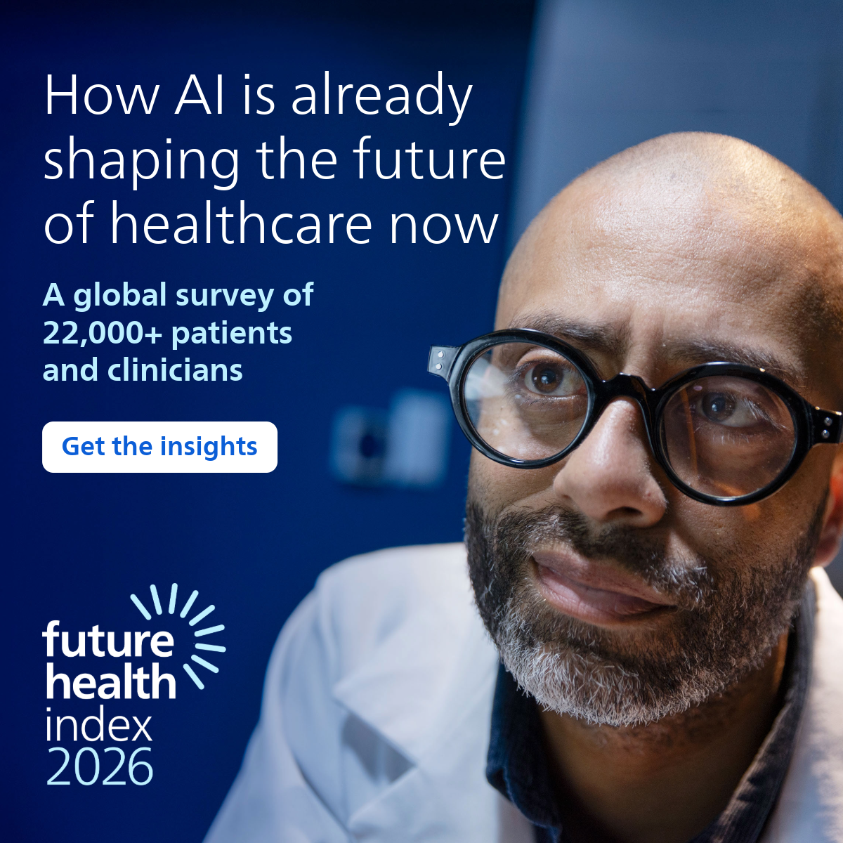 Philips Facebook ad: Read the Future Health Index 2026