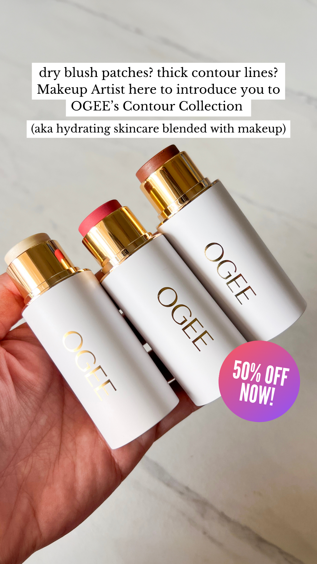 The Glow Up Facebook ad