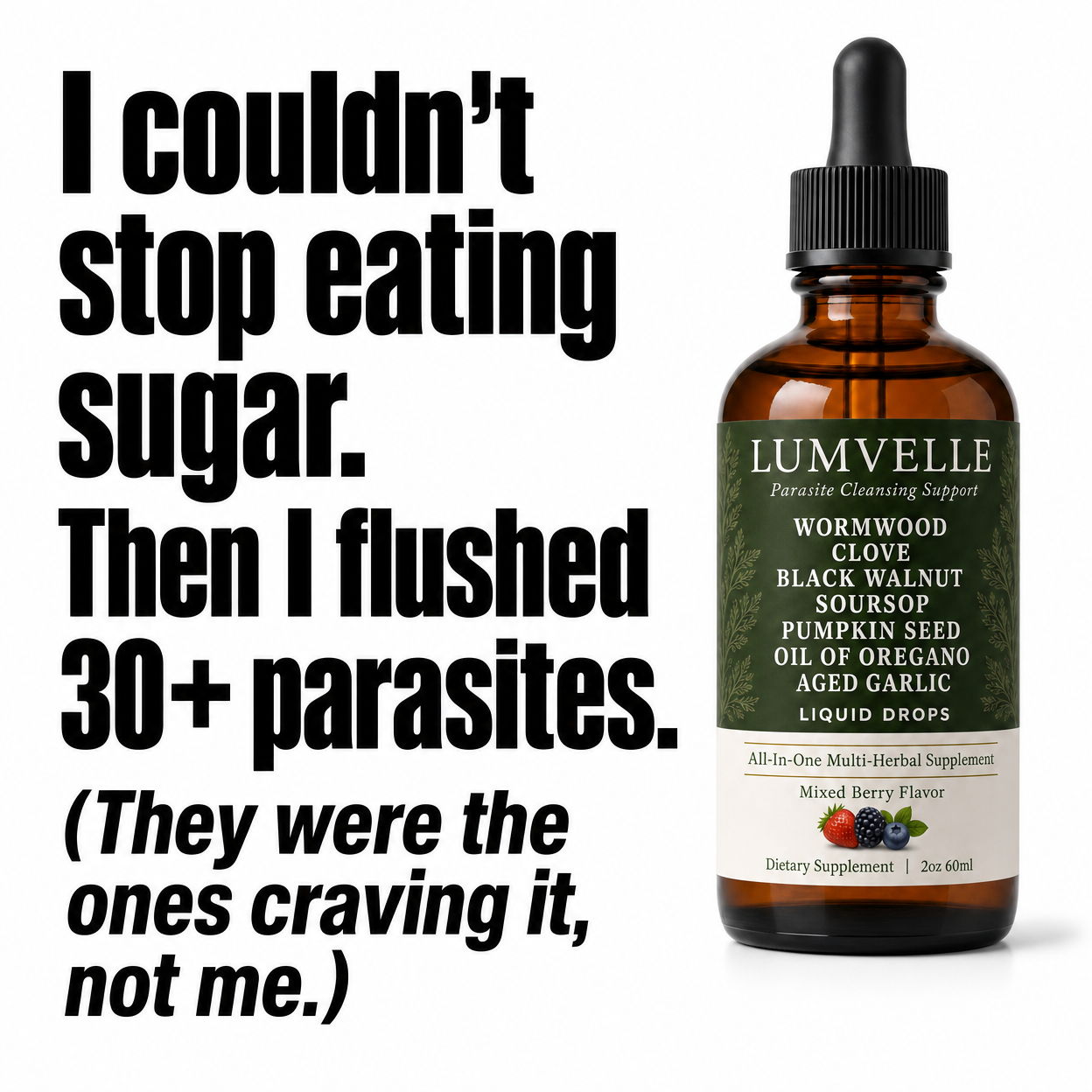 The Parasite Cleanse Community Facebook ad