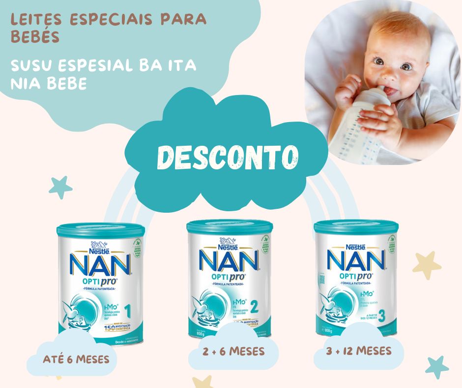 Farmácia Farmagest Facebook ad: DESKONTU BA SUSU - BEEN NESTLE NAN!
