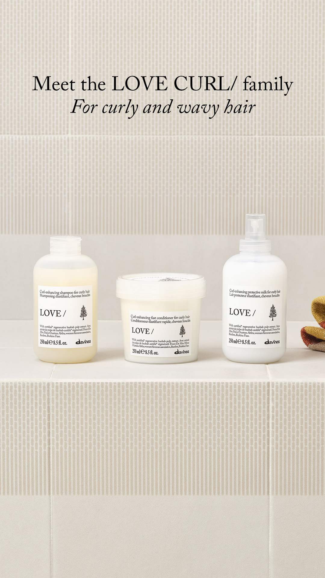 Davines Facebook ad