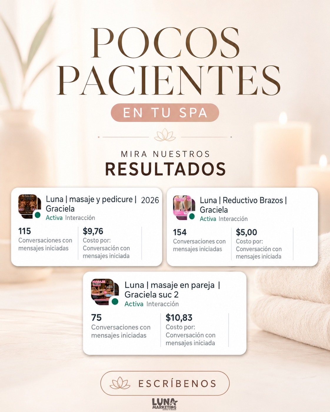 Marketing para clínicas dentales y spas Facebook ad