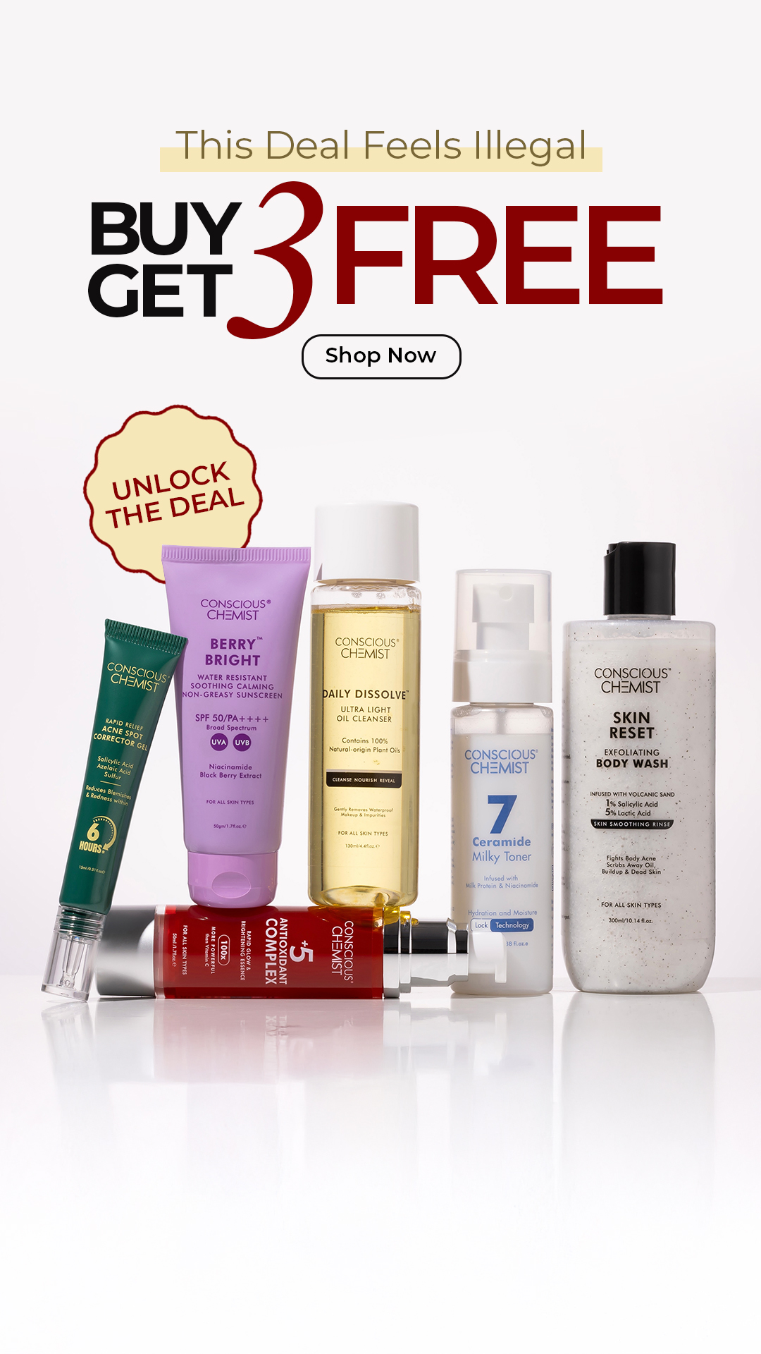 Conscious Chemist Facebook ad