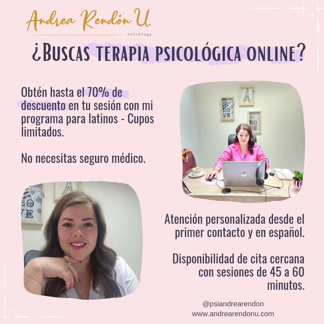 psiandrearendon Facebook ad: Lograr tu bienestar emocional SI es posible, escribamos…