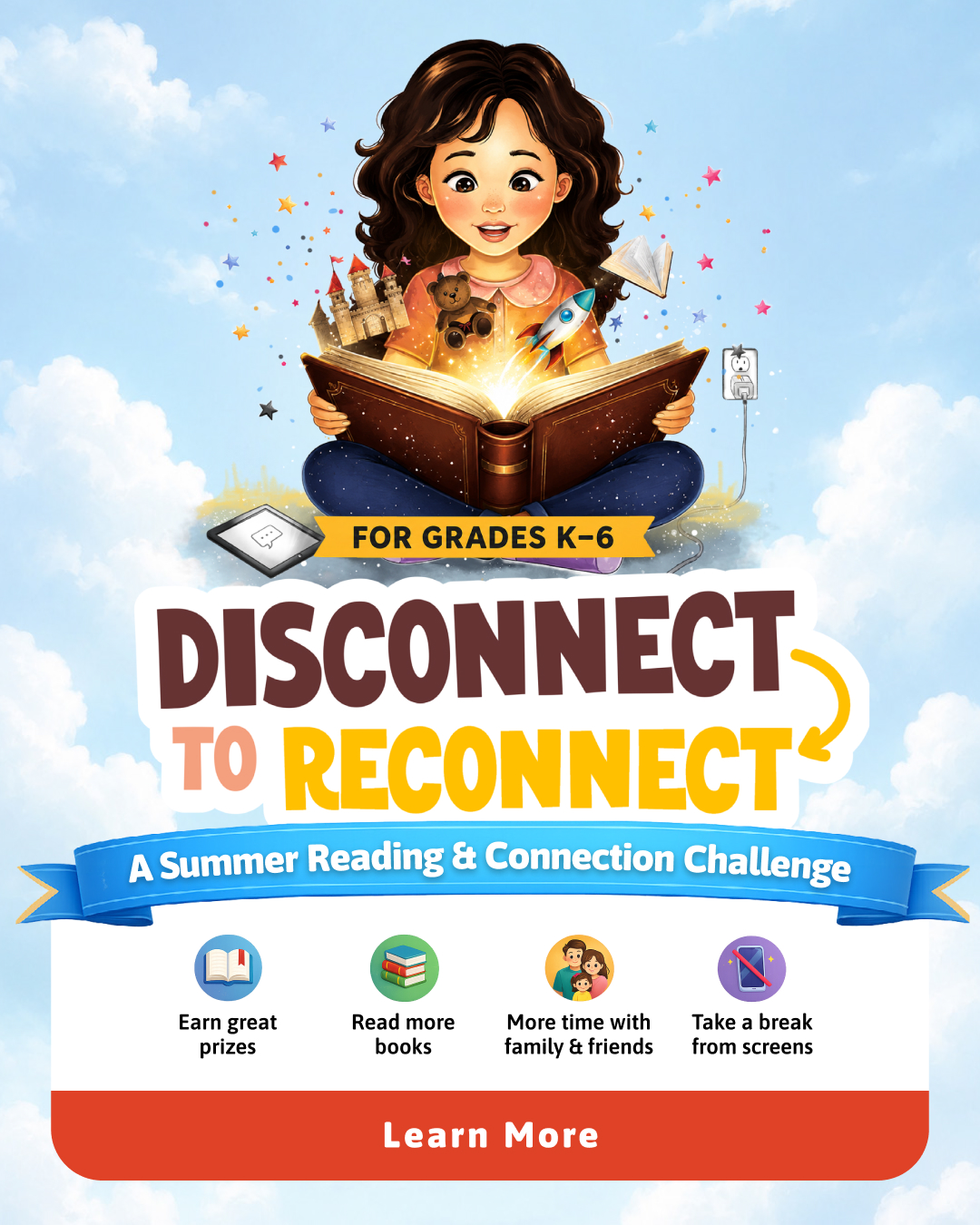 MM Motivators Facebook ad: Free K-6 Summer Challenge!