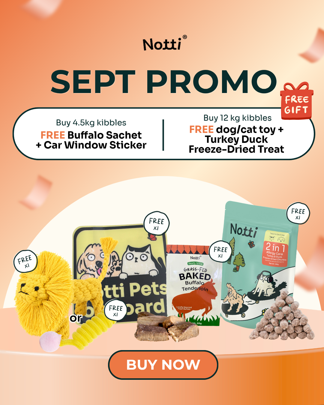 Notti Pet Food Facebook ad
