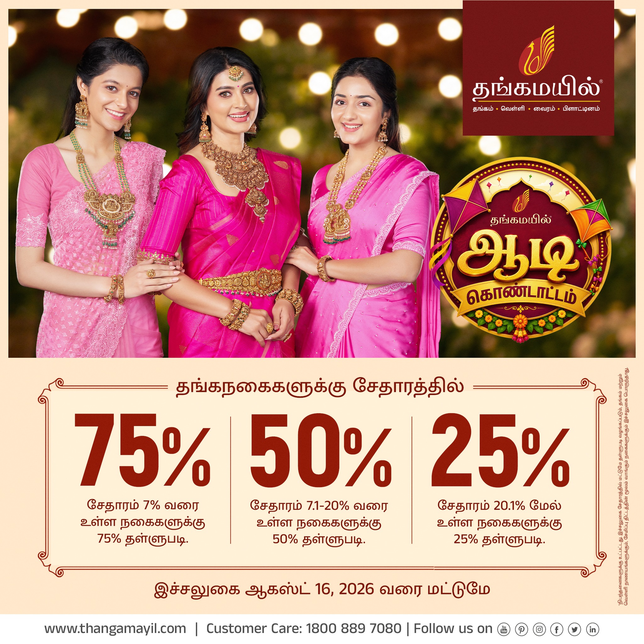 Thangamayil Jewellery Ltd Facebook ad