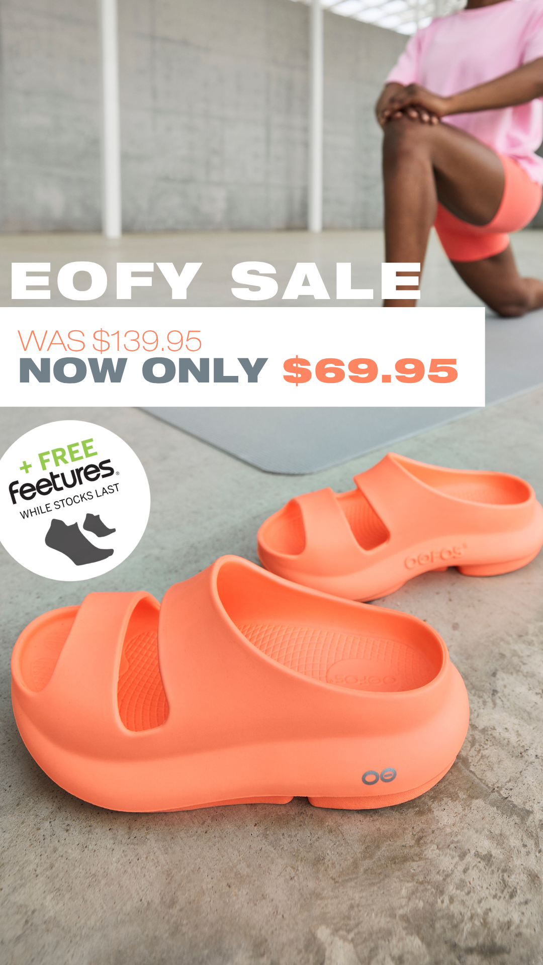 OOFOS Australia Facebook ad from Jun 14, 2026